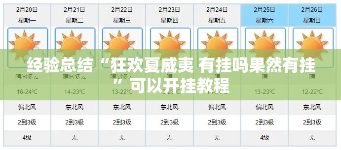 经验总结“狂欢夏威夷 有挂吗果然有挂”可以开挂教程