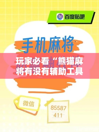 玩家必看“熊猫麻将有没有辅助工具”详细开挂教程