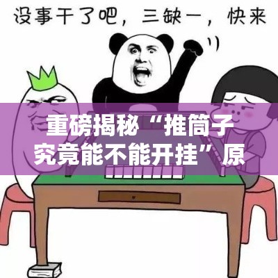 重磅揭秘“推筒子究竟能不能开挂	”原来可以开挂
