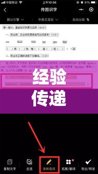 经验传递“人海透视神器”原来可以开挂