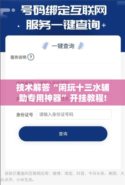 技术解答“闲玩十三水辅助专用神器”开挂教程!