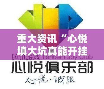 重大资讯“心悦填大坑真能开挂吗”原来有挂