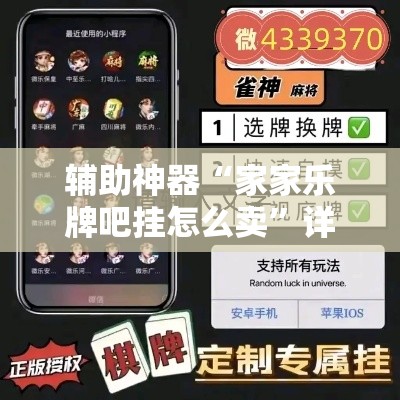辅助神器“家家乐牌吧挂怎么卖”详细开挂教程