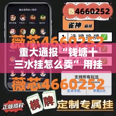 重大通报“钱塘十三水挂怎么卖”用挂教程