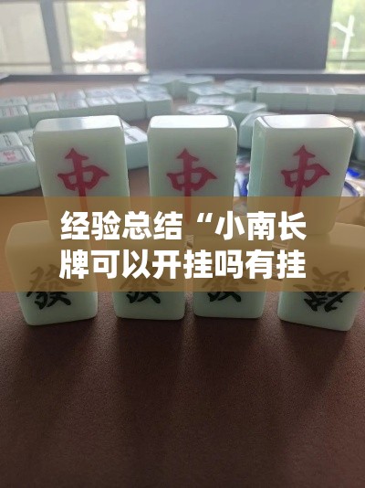经验总结“小南长牌可以开挂吗有挂的”的确有挂