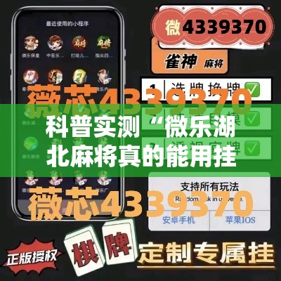 科普实测“微乐湖北麻将真的能用挂吗	”其实是有挂