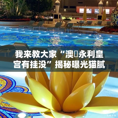 我来教大家“澳門永利皇宫有挂没”揭秘曝光猫腻