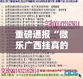 重磅通报“微乐广西挂真的假的”可以辅助