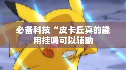 必备科技“皮卡丘真的能用挂吗可以辅助 必备科技“皮卡丘真的能用挂吗可以辅助