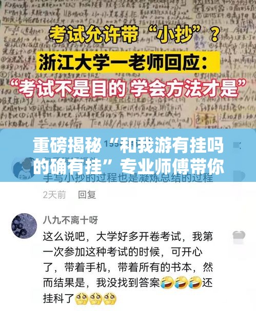 重磅揭秘“和我游有挂吗的确有挂”专业师傅带你了解