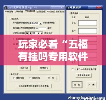 玩家必看“五福有挂吗专用软件”详细开挂方法