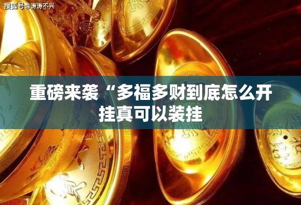 重磅来袭“多福多财到底怎么开挂真可以装挂 重磅来袭“多福多财到底怎么开挂真可以装挂