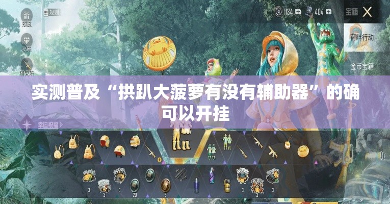 实测普及“拱趴大菠萝有没有辅助器”的确可以开挂