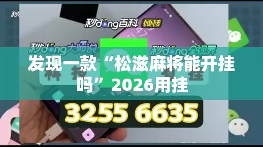 发现一款“松滋麻将能开挂吗	”2026用挂