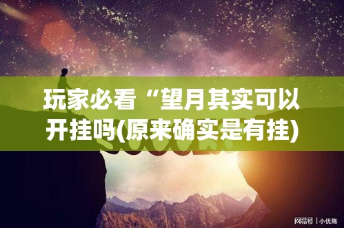 玩家必看“望月其实可以开挂吗(原来确实是有挂) 玩家必看“望月其实可以开挂吗(原来确实是有挂)