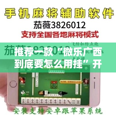 推荐一款“微乐广西到底要怎么用挂”开挂作弊