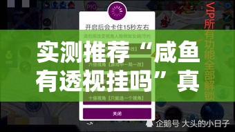 实测推荐“咸鱼有透视挂吗”真的有挂