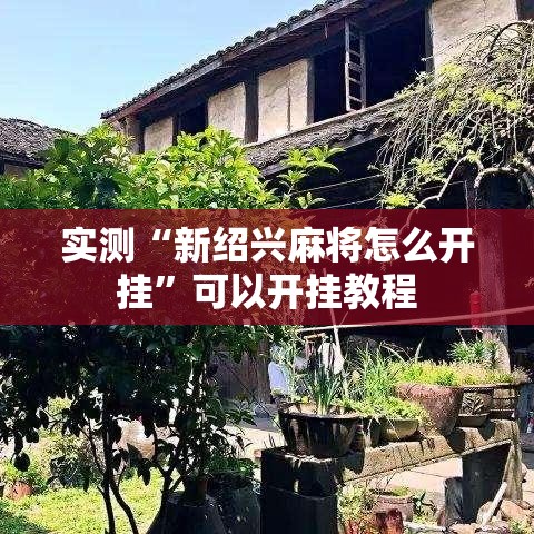 实测“新绍兴麻将怎么开挂”可以开挂教程