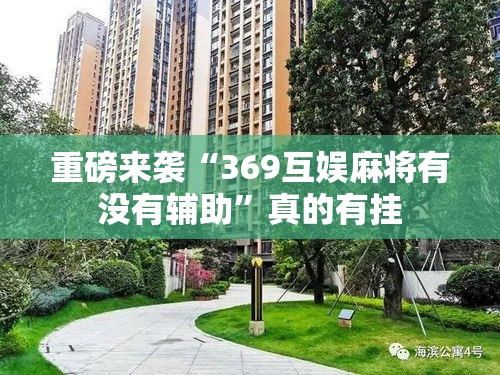 重磅来袭“369互娱麻将有没有辅助”真的有挂
