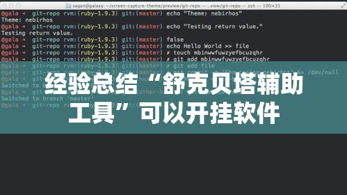 经验总结“舒克贝塔辅助工具	”可以开挂软件