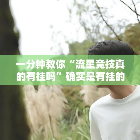 一分钟教你“流星竞技真的有挂吗”确实是有挂的