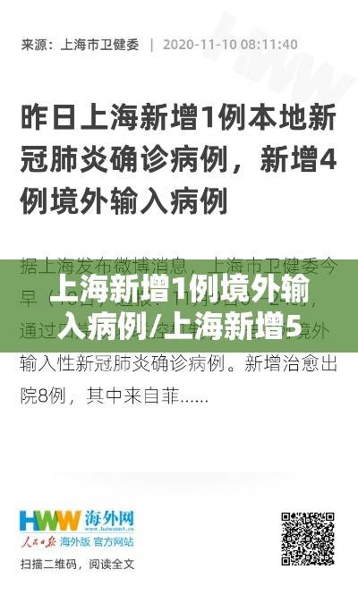 上海新增1例境外输入病例/上海新增52 570 上海新增1例境外输入病例/上海新增52 570