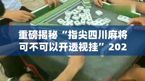 重磅揭秘“指尖四川麻将可不可以开透视挂”2026用挂
