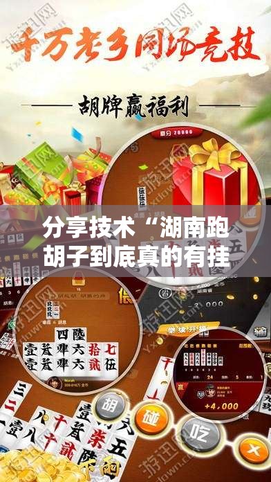 分享技术“湖南跑胡子到底真的有挂吗”开挂教学