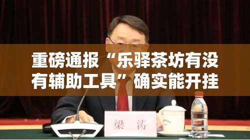 重磅通报“乐驿茶坊有没有辅助工具”确实能开挂 