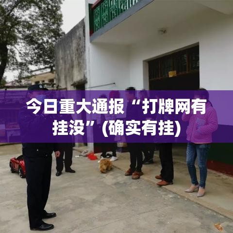 今日重大通报“打牌网有挂没”(确实有挂)