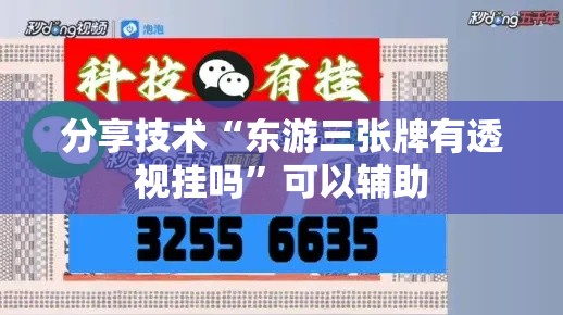 分享技术“东游三张牌有透视挂吗”可以辅助