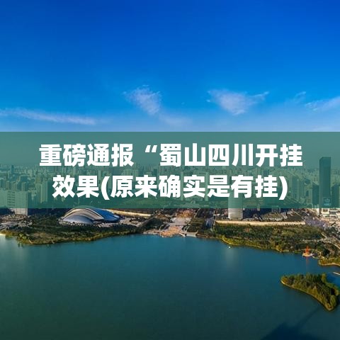 重磅通报“蜀山四川开挂效果(原来确实是有挂) 重磅通报“蜀山四川开挂效果(原来确实是有挂)