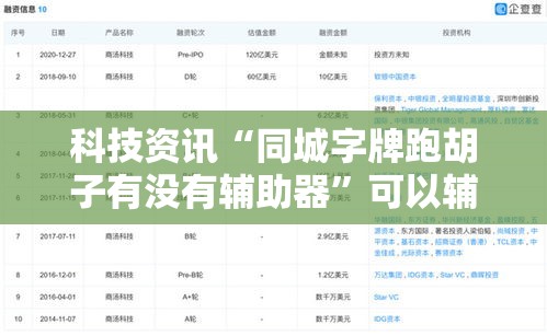 科技资讯“同城字牌跑胡子有没有辅助器	”可以辅助
