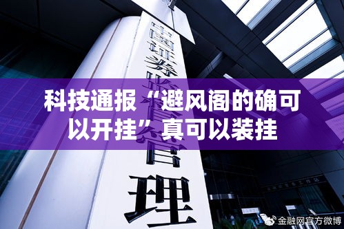 科技通报“避风阁的确可以开挂”真可以装挂