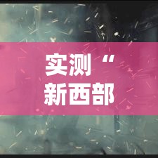 实测“新西部的挂需要多少钱”原来真有挂
