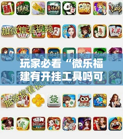 玩家必看“微乐福建有开挂工具吗可以辅助