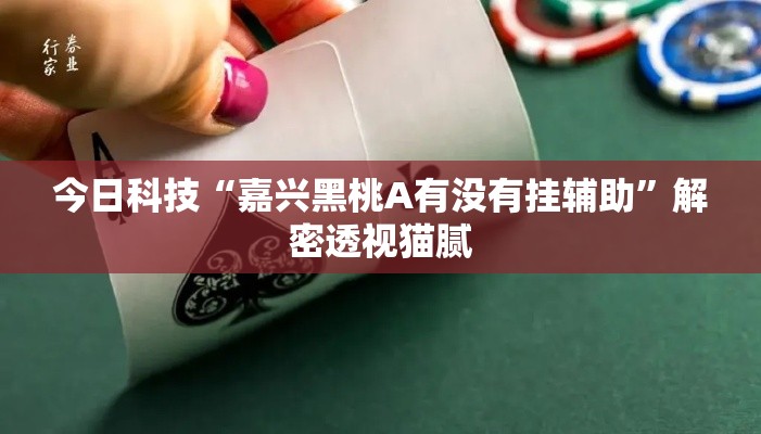 今日科技“嘉兴黑桃A有没有挂辅助”解密透视猫腻