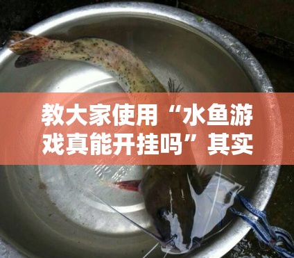 教大家使用“水鱼游戏真能开挂吗”其实有挂