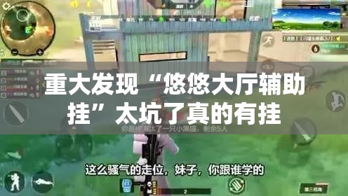 重大发现“悠悠大厅辅助挂”太坑了真的有挂