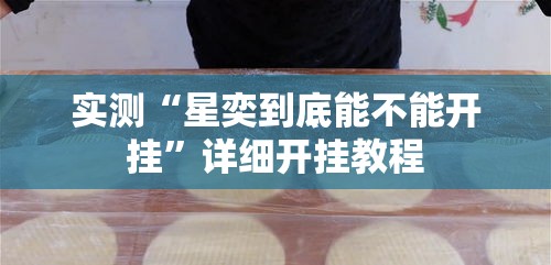 实测“星奕到底能不能开挂	”详细开挂教程