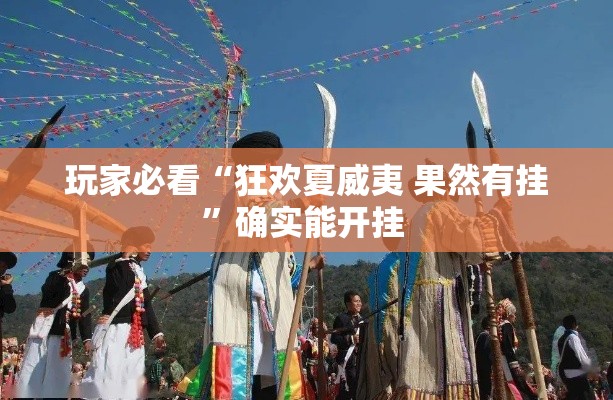 玩家必看“狂欢夏威夷 果然有挂”确实能开挂 