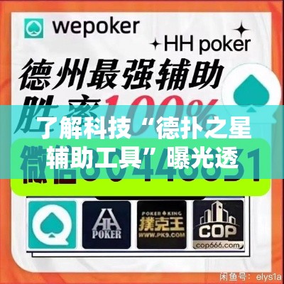 了解科技“德扑之星辅助工具”曝光透视猫腻