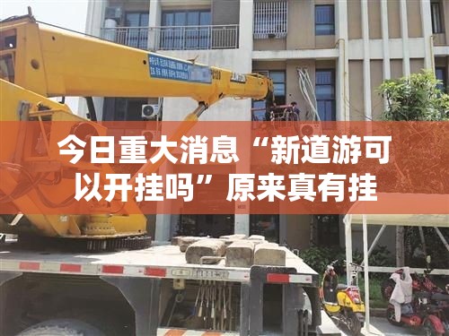 今日重大消息“新道游可以开挂吗”原来真有挂