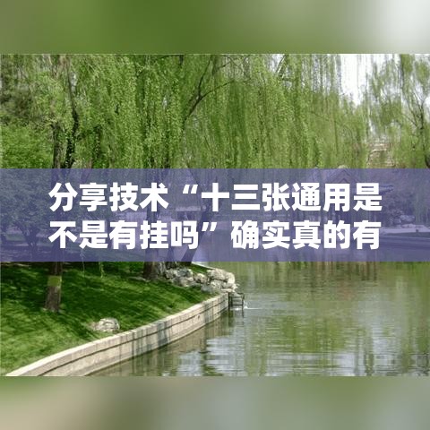 分享技术“十三张通用是不是有挂吗”确实真的有挂