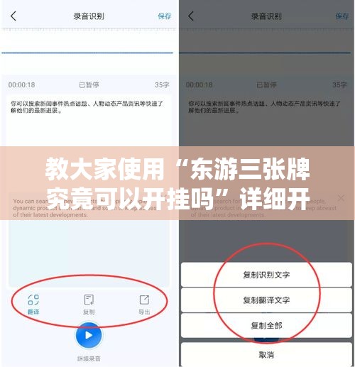 教大家使用“东游三张牌究竟可以开挂吗”详细开挂步骤