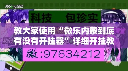 教大家使用“微乐内蒙到底有没有开挂器”详细开挂教程