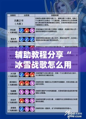 辅助教程分享“冰雪战歌怎么用挂事实上确实有挂