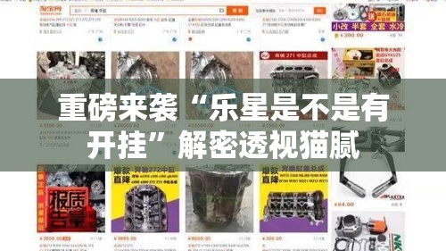 重磅来袭“乐星是不是有开挂	”解密透视猫腻