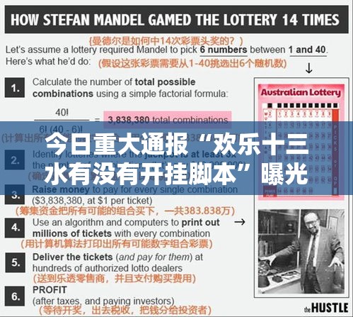 今日重大通报“欢乐十三水有没有开挂脚本”曝光透视猫腻