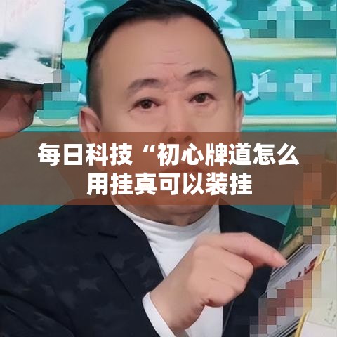 每日科技“初心牌道怎么用挂真可以装挂
